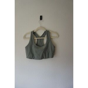Beyond Yoga Spacedye Simplicity Long Line Bra Racerback Dusty Forest Heather L